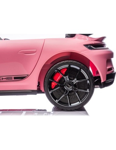 Elektromobilis Porsche 911 GT3 rožinis MP4