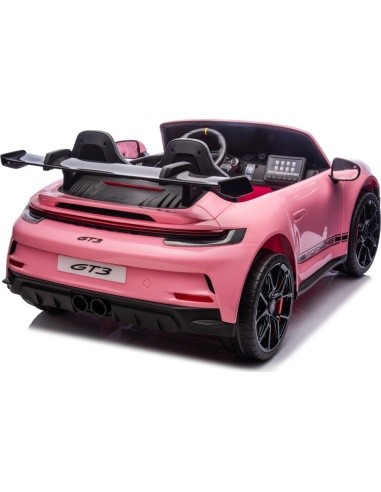 Elektromobilis Porsche 911 GT3 rožinis MP4