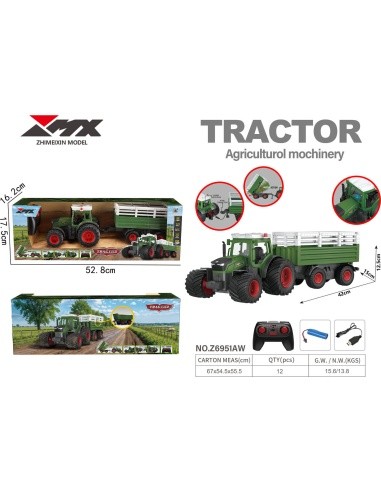 R/C Tractor with Trailer and Tipper