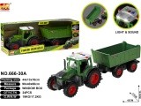 Tractor with Trailer with Lights and Sound Function