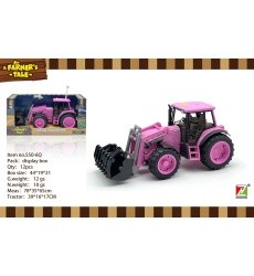 Pink Tractor 1:16 with Lights and Sound Function