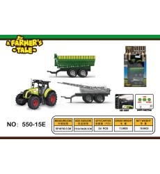 Tractor with Lights and Sounds + Trailers