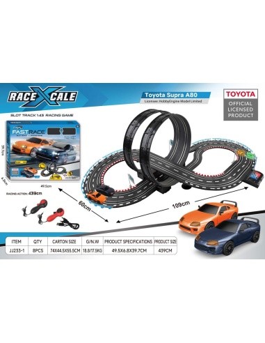 R/C TOYOTA Race Track 1:43 - 109x60 cm