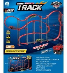 MEGA Magnetic car track + accessories