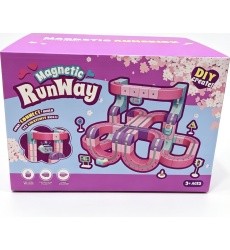 Magnetic Coloured Pink Track 69el.