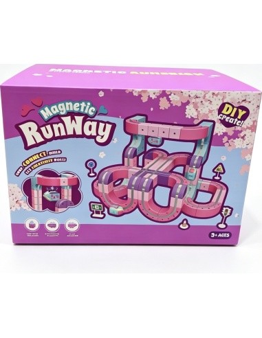 Magnetic Coloured Pink Track 126el.