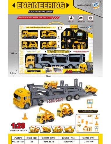 MEGA Laval and Vehicles Set + Accessories Construction Edition