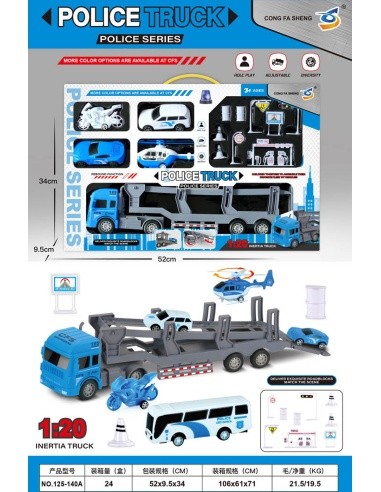 MEGA Lawn & Vehicles Set + Accessories Police Edition