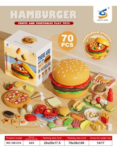 Fast Food + Hamburger Accessories Kit