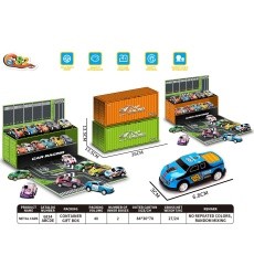 Container with Cars + Route