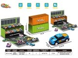 Container with Cars + Route