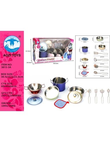 Coloured Pot Set