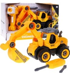 Excavator construction with sounds