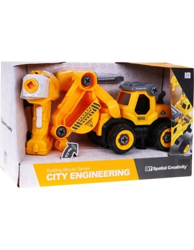 Excavator construction with sounds
