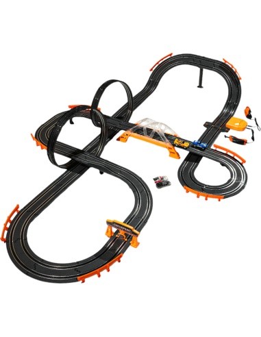 TRACK MASTER Race Track with Backlight + Accessories