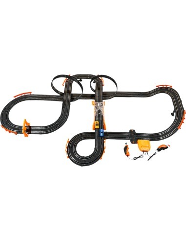 TRACK MASTER Race Track with Backlight + Accessories