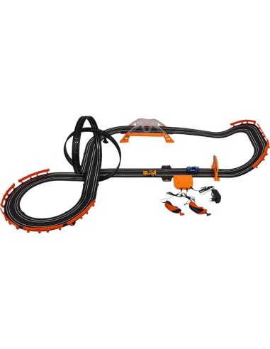 TRACK MASTER Race Track with Backlight + Accessories 615cm