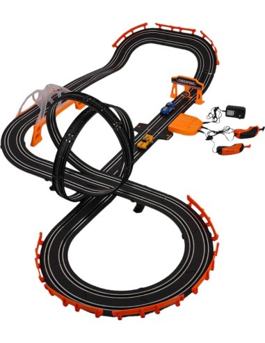 TRACK MASTER Race Track with Backlight + Accessories 615cm