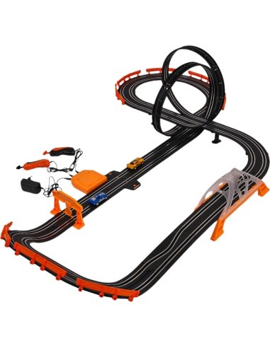 TRACK MASTER Race Track with Backlight + Accessories 615cm