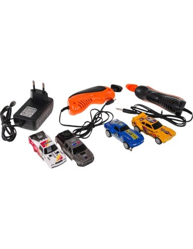 TRACK MASTER Race Track with Backlight + Accessories 615cm
