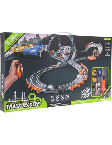 TRACK MASTER Race Track with Backlight + Accessories 615cm
