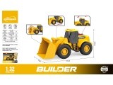 Yellow Excavator with Lights and Sound Function 1:32