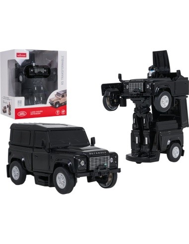 Metal Car/Robot 2in1 1:32 Land Rover Defender Black RASTAR