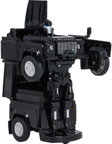 Metal Car/Robot 2in1 1:32 Land Rover Defender Black RASTAR