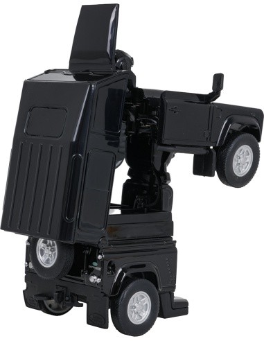 Metal Car/Robot 2in1 1:32 Land Rover Defender Black RASTAR