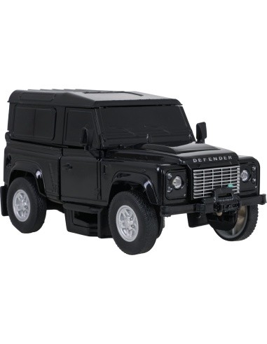 Metal Car/Robot 2in1 1:32 Land Rover Defender Black RASTAR