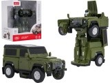 Metal Car/Robot 2in1 1:32 Land Rover Defender Green RASTAR
