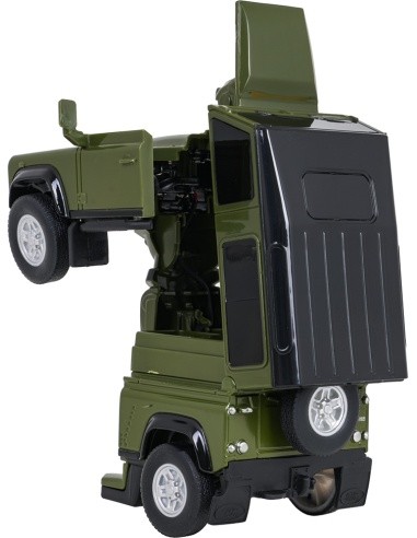 Metal Car/Robot 2in1 1:32 Land Rover Defender Green RASTAR