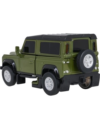 Metal Car/Robot 2in1 1:32 Land Rover Defender Green RASTAR