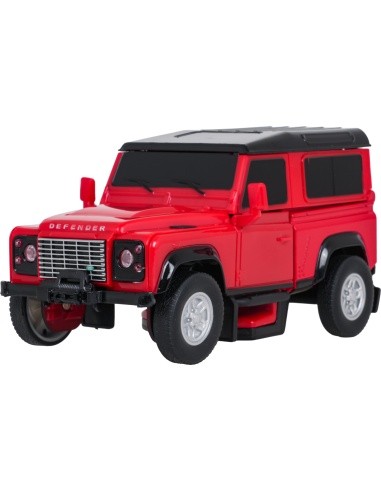 Metal Car/Robot 2in1 1:32 Land Rover Defender Red RASTAR
