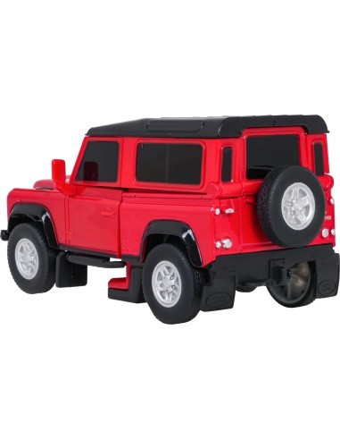 Metal Car/Robot 2in1 1:32 Land Rover Defender Red RASTAR