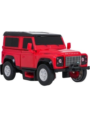 Metal Car/Robot 2in1 1:32 Land Rover Defender Red RASTAR