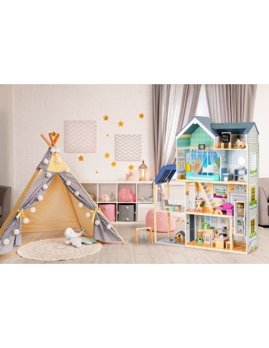 XXL Dollhouse Ecotoys Maya Residence
