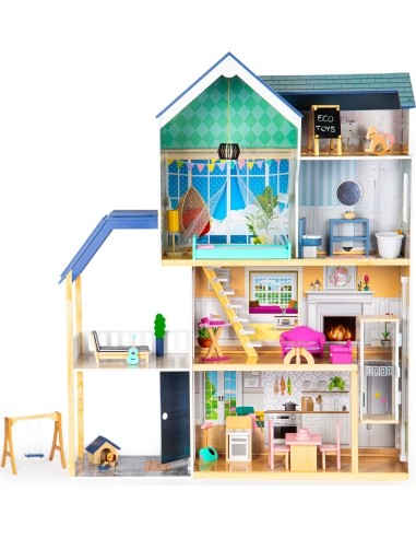 XXL Dollhouse Ecotoys Maya Residence