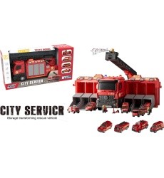 Fire brigade vehicle 2in1 + Vehicles