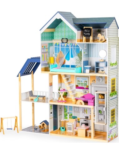 XXL Dollhouse Ecotoys Maya Residence