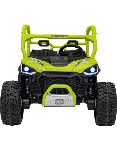 Vaikiškas elektrinis automobilis Farmer Truck UTV Racing, žalias