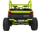 Vaikiškas elektrinis automobilis Farmer Truck UTV Racing, žalias