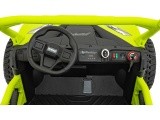 Vaikiškas elektrinis automobilis Farmer Truck UTV Racing, žalias