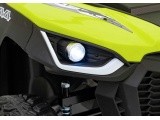 Vaikiškas elektrinis automobilis Farmer Truck UTV Racing, žalias