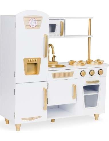 Large Wooden Kitchen For Kids With Accessories Eco Toys