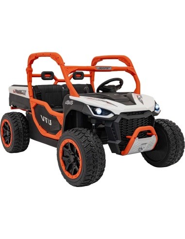 Vehicle Farmer Truck UTV Racing White