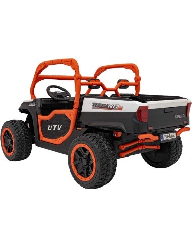 Vehicle Farmer Truck UTV Racing White