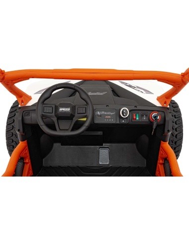 Vehicle Farmer Truck UTV Racing White