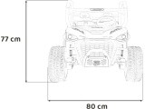 Transporto priemonė Farmer Truck UTV Racing balta