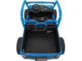 Vaikiškas elektrinis visureigis Farmer Truck UTV Racing, mėlynas